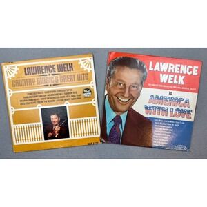 Lot of 2-The Lawrence Welk Television Show America & Country 33 Vinyl Record